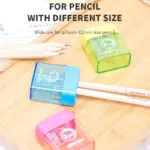 Deli Pencil Sharpener - E0526 - 2-Hole - Image 8