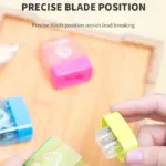 Deli Pencil Sharpener - E0526 - 2-Hole - Image 9