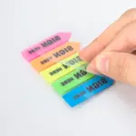 Deli Stick-Up Index Tabs - EA11302 - 100 Tabs - 5 Colors