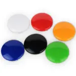 Deli Whiteboard Magnets E7825 - 6 Magnets – 30mm - 6 Colors - Image 2
