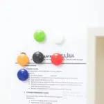 Deli Whiteboard Magnets E7825 - 6 Magnets – 30mm - 6 Colors - Image 4