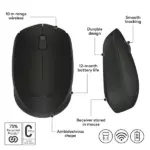 Logitech Wireless Mouse - M170 - Image 3