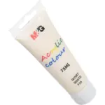M&G Acrylic Color Tube 75ML - APLN6598 - Ivory White 110 - Image 5