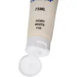 M&G Acrylic Color Tube 75ML - APLN6598 - Ivory White 110 - Image 4