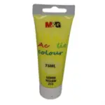 M&G Acrylic Color Tube 75ML - APLN6598 - Lemon Yellow 215