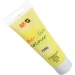 M&G Acrylic Color Tube 75ML - APLN6598 - Fluorescent Lemon Yellow 272 - Image 4