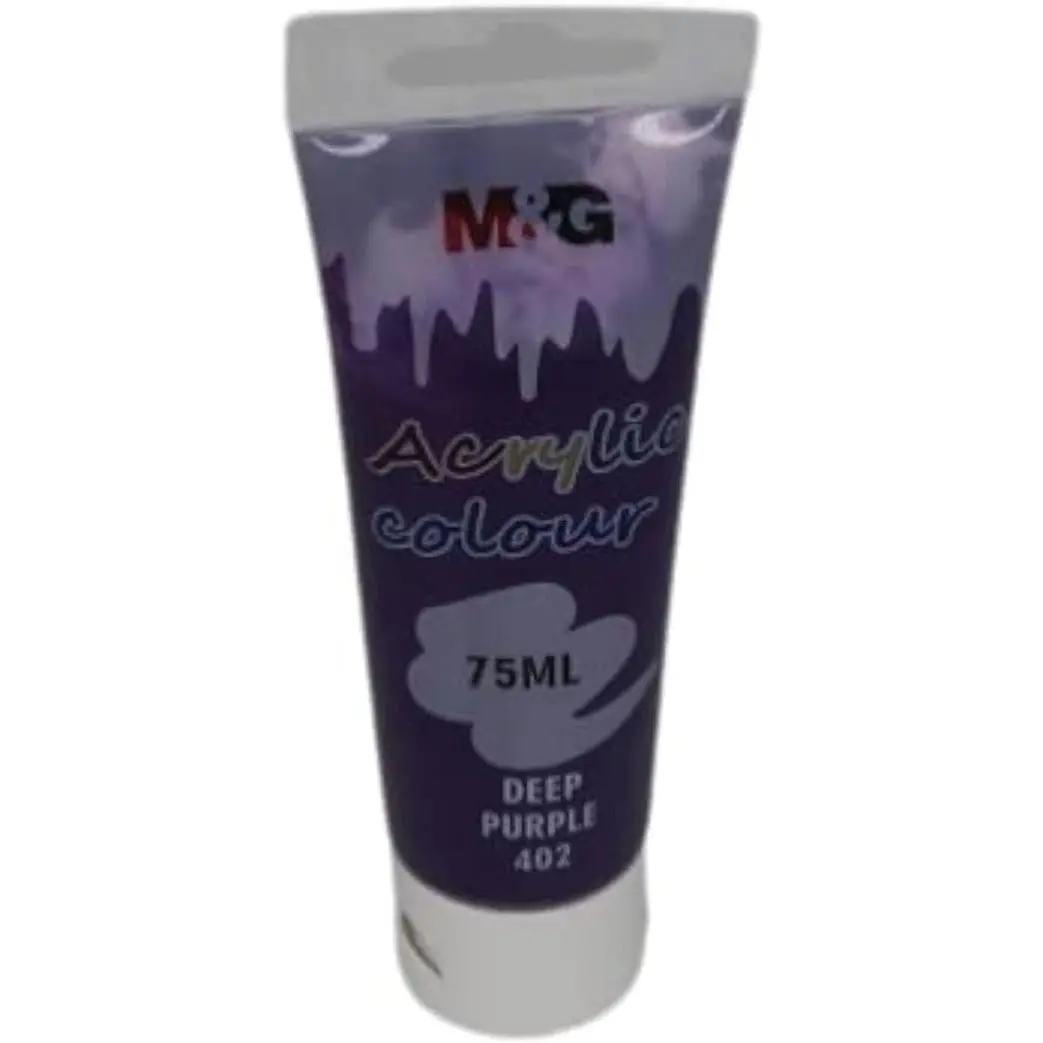 M&Amp;Amp;G Acrylic Colour Tube 75Ml - Apln6598 - 402 - 1 M&Amp;Amp;G Acrylic Color Tube 75Ml - Apln6598 - Deep Purple 402 - Image 1