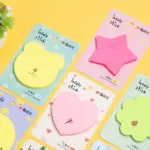 M&G Lovely Stick Neon Sticky Notes - YS-160 - 3x3 - 60 Sheets - Cute Shapes - Image 4