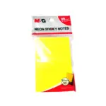M&G Neon Sticky Notes - YS-182 - 3x2 - 100 Sheets - Multicolored