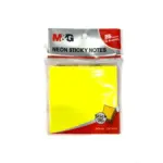 M&G Neon Sticky Notes - YS-183 - 3x3 - 100 Sheets - Multicolored