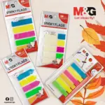 M&G Neon Sticky Flags - YS- 99 - 100 Sheets - 5 Colors