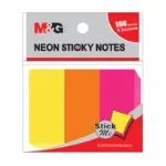 M&G Neon Sticky Notes - YS-186 - 100 Sheets x 3 Colors