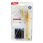 M&G Transparent Fountain Pen - HAFP1091 - with Ink Pump & 6 Blue Ink Cartridges - Image 4