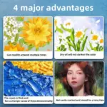 Marie’s Oil Colour Tube 50ML – Purple Red 403 - Image 3