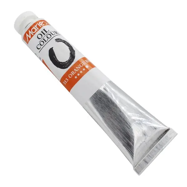 Marie’s Oil Colour Tube 50Ml - 313 Marie’s Oil Colour Tube 50Ml – Orange Red 313 - Image 1