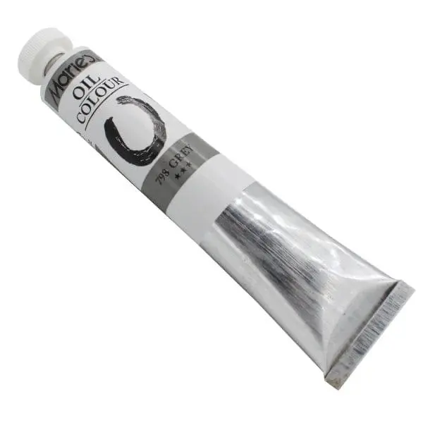 Marie’s Oil Colour Tube 50Ml - 798 Marie’s Oil Colour Tube 50Ml – Grey 798 - Image 1