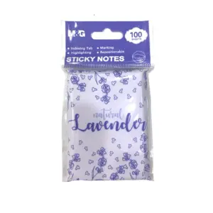 M&G Lavender Sticky Notes - YS-385 - 3x2 - 100 Sheets