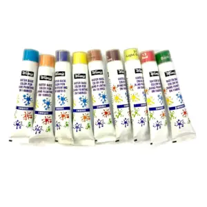 Wamiq Emboss Fabric Color - 20ml Tube - Multicolors