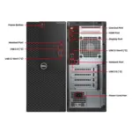 Dell OptiPlex 3050 Tower - Core i3-7th gen - 8GB - 256GB - 500GB - Image 7