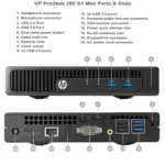 HP 260 G1 Mini PC - i5-4th - 16gb - 256gb - Image 5