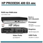 HP ProDesk 400 G3 Mini PC - i5-7th - 16gb - 256gb - Image 3